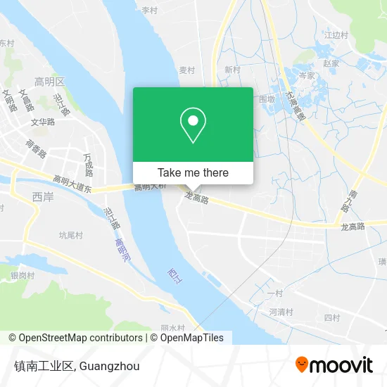 镇南工业区 map