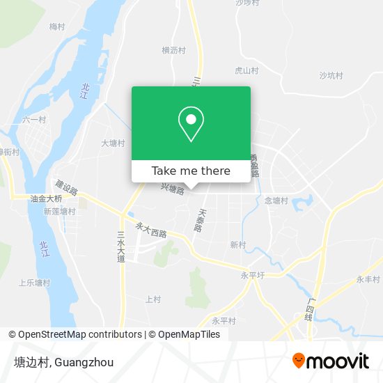 塘边村 map