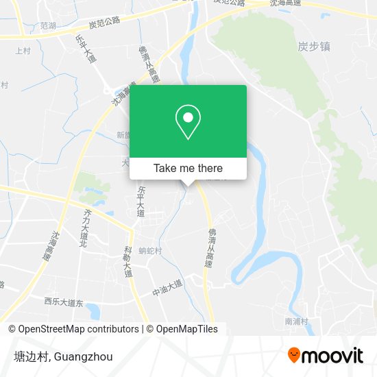 塘边村 map