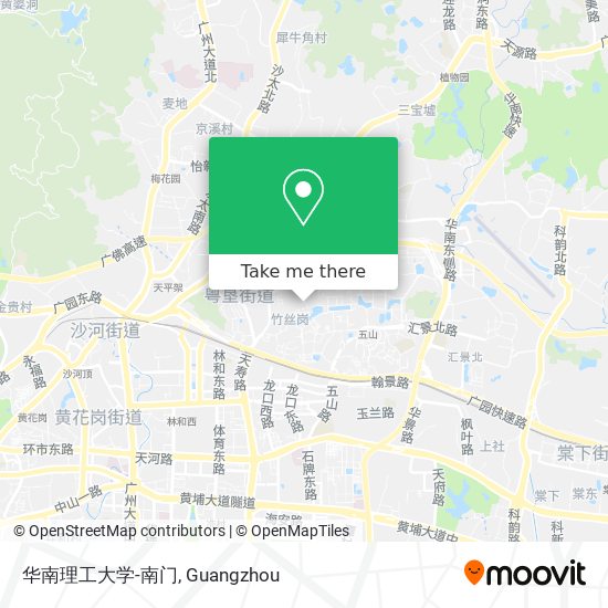 华南理工大学-南门 map