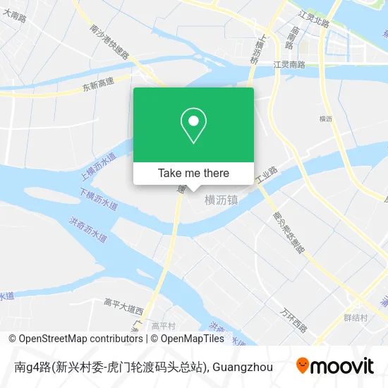 南g4路(新兴村委-虎门轮渡码头总站) map