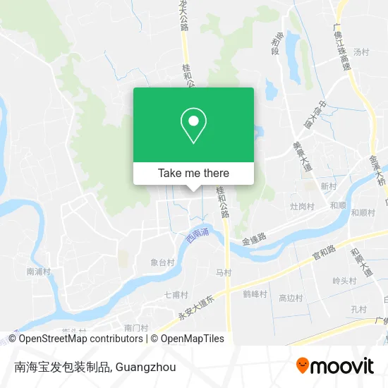 南海宝发包装制品 map