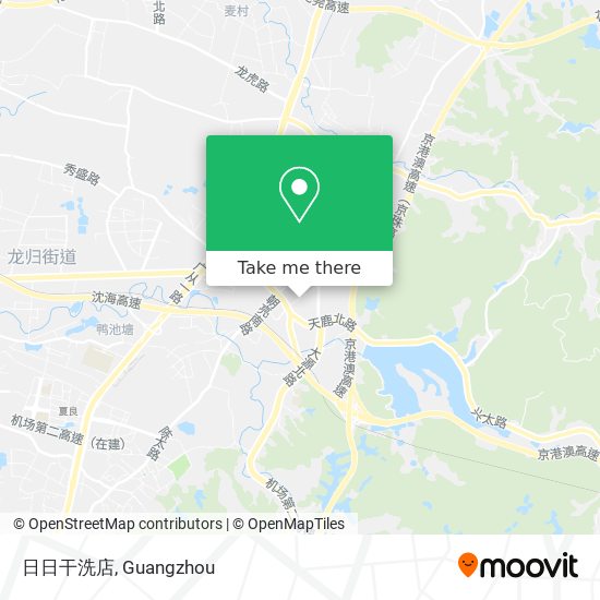 日日干洗店 map