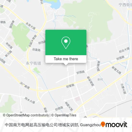 中国南方电网超高压输电公司增城实训部 map