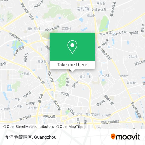 华圣物流园区 map