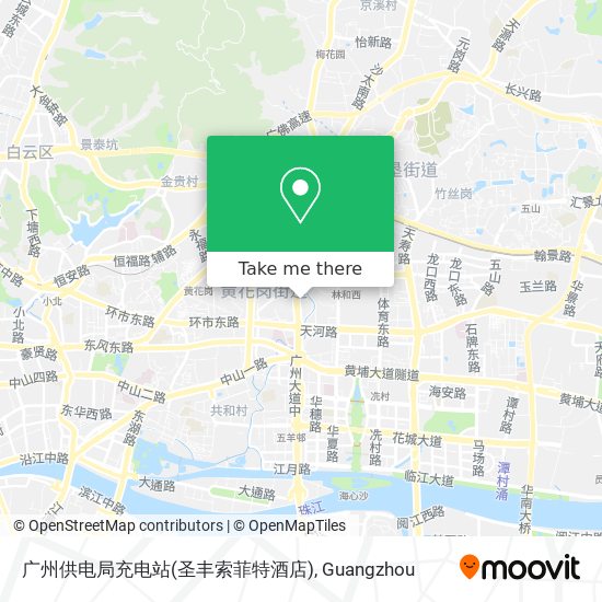 广州供电局充电站(圣丰索菲特酒店) map