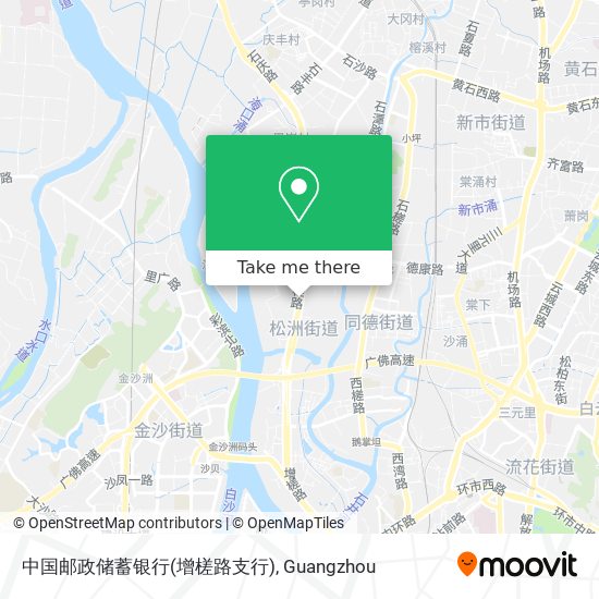 中国邮政储蓄银行(增槎路支行) map