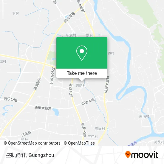 盛凯尚轩 map
