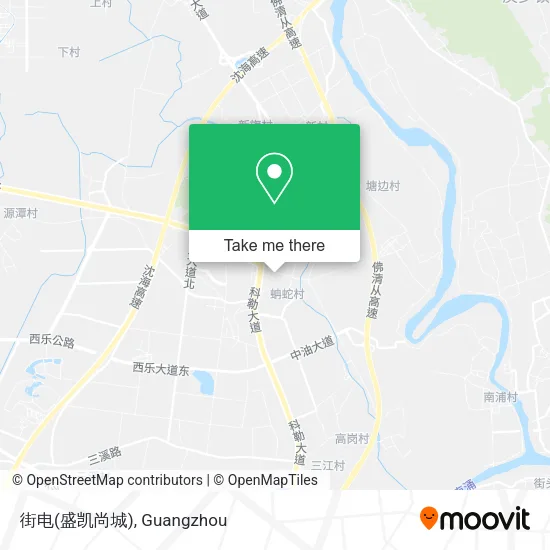 街电(盛凯尚城) map