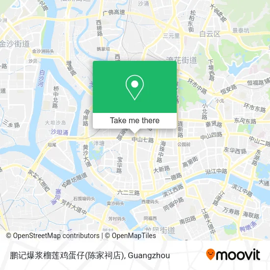 鹏记爆浆榴莲鸡蛋仔(陈家祠店) map
