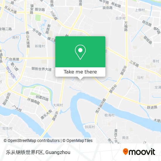 乐从钢铁世界F区 map
