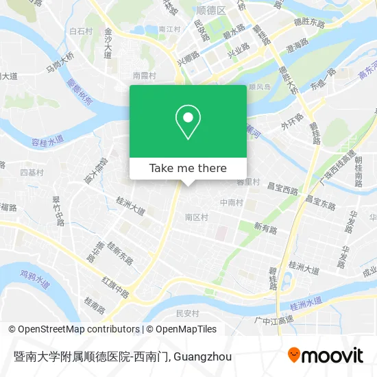 暨南大学附属顺德医院-西南门 map