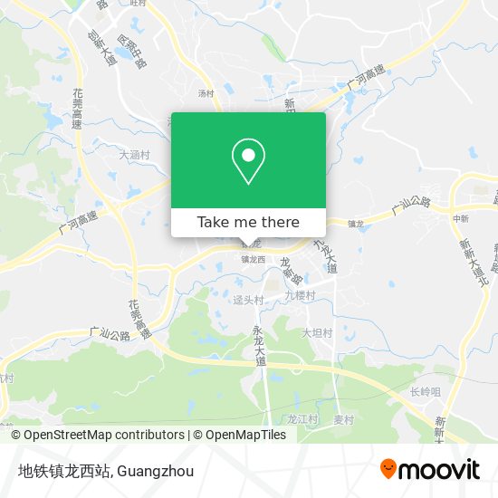 地铁镇龙西站 map