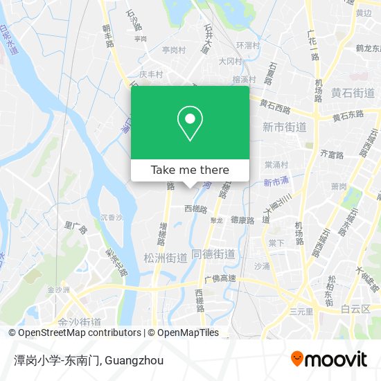 潭岗小学-东南门 map