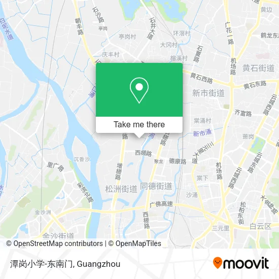 潭岗小学-东南门 map