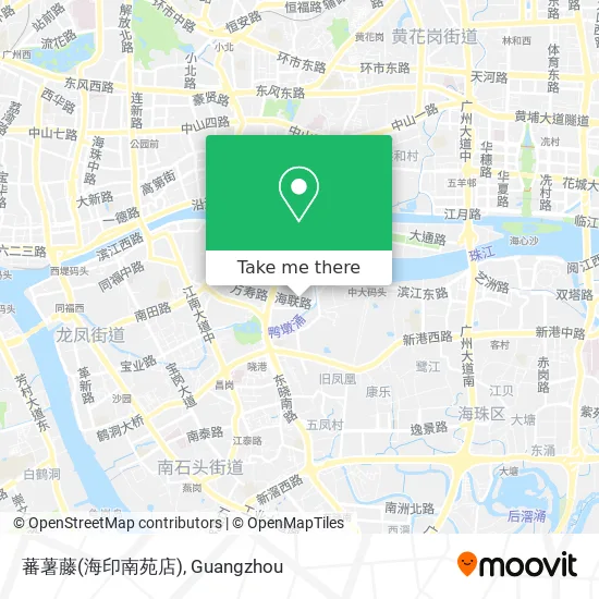 蕃薯藤(海印南苑店) map