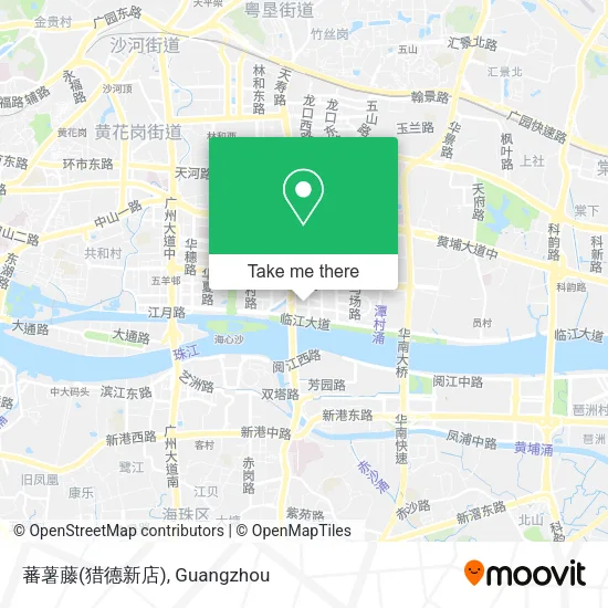 蕃薯藤(猎德新店) map