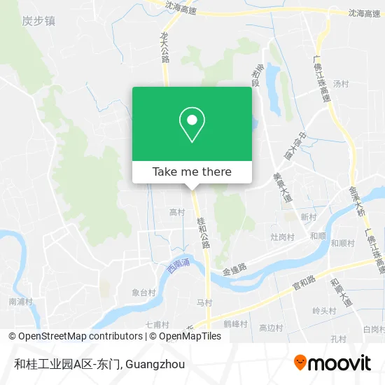 和桂工业园A区-东门 map
