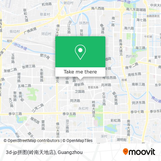 3d-jp拼图(岭南天地店) map