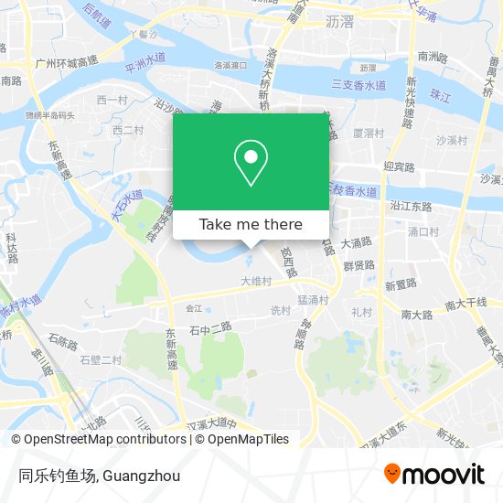 同乐钓鱼场 map