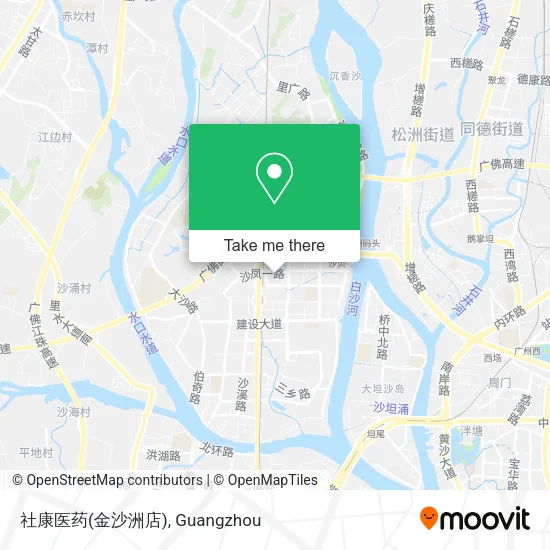 社康医药(金沙洲店) map