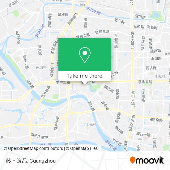 岭南逸品 map