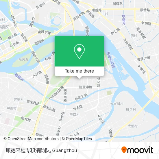 顺德容桂专职消防队 map