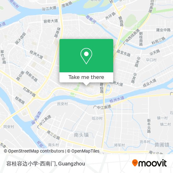 容桂容边小学-西南门 map