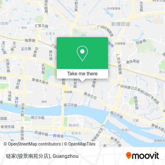 链家(骏景南苑分店) map