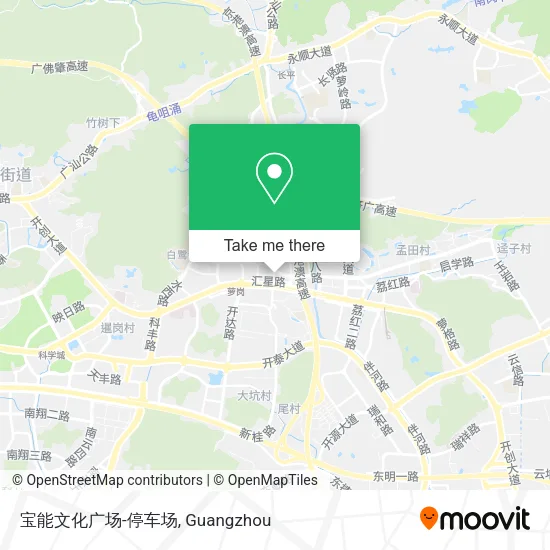 宝能文化广场-停车场 map
