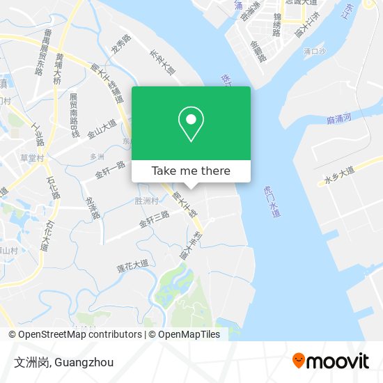 文洲岗 map