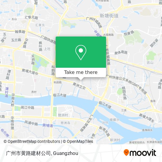 广州市黄路建材公司 map