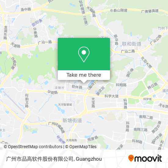 广州市品高软件股份有限公司 map