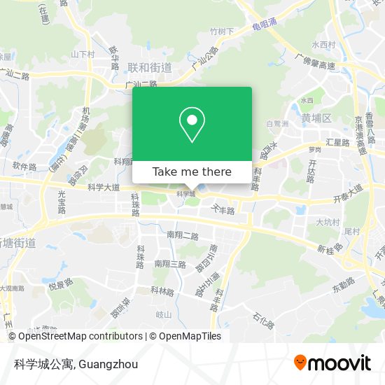 科学城公寓 map