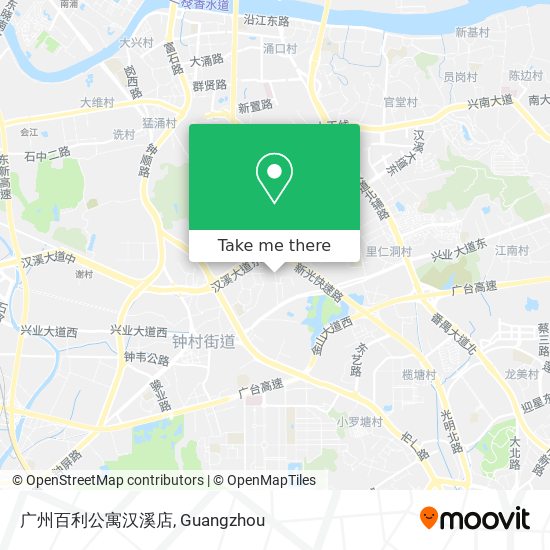 广州百利公寓汉溪店 map