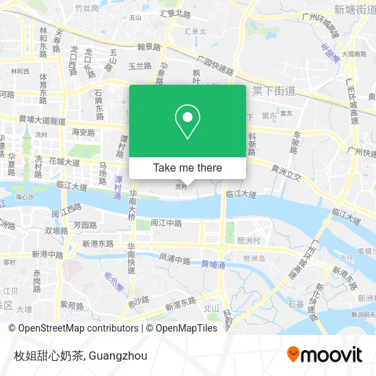 枚姐甜心奶茶 map