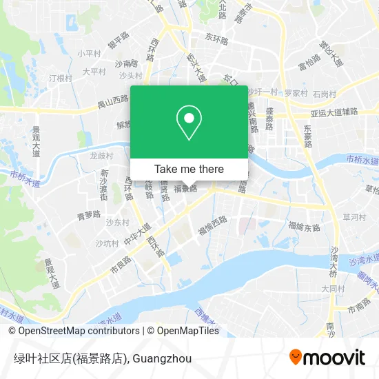 绿叶社区店(福景路店) map