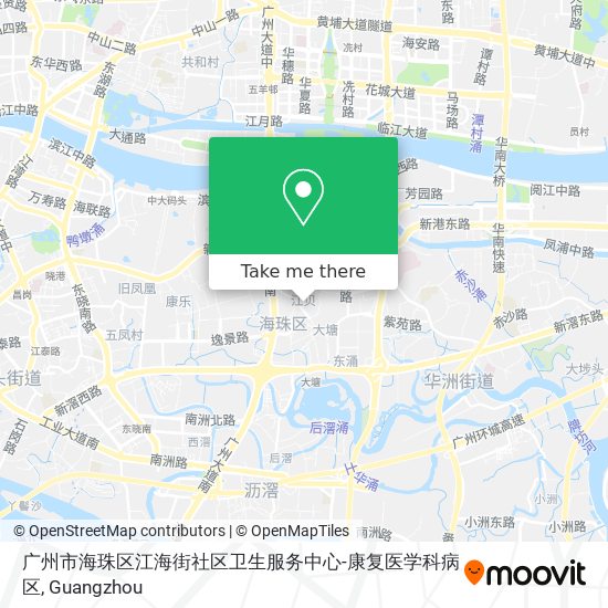 广州市海珠区江海街社区卫生服务中心-康复医学科病区 map