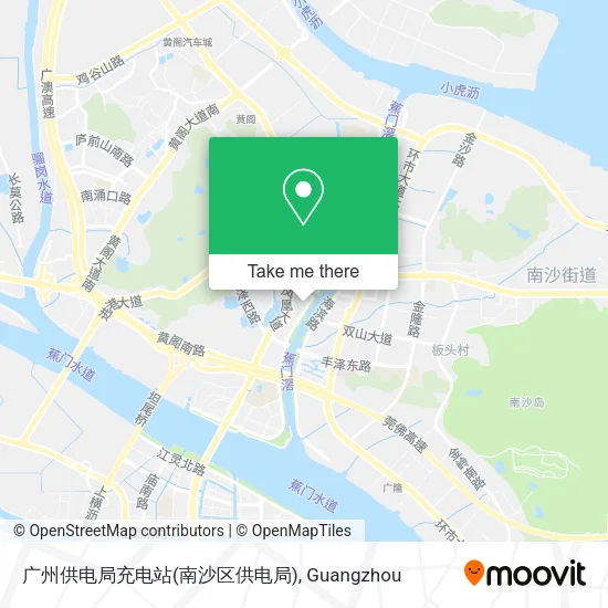广州供电局充电站(南沙区供电局) map