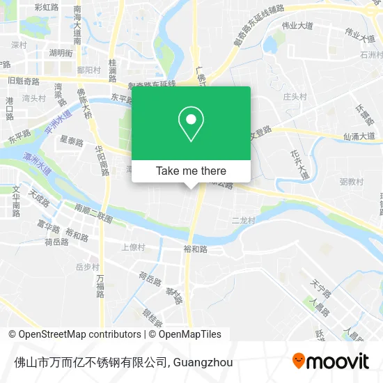佛山市万而亿不锈钢有限公司 map