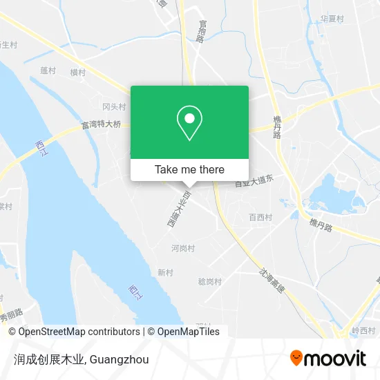 润成创展木业 map