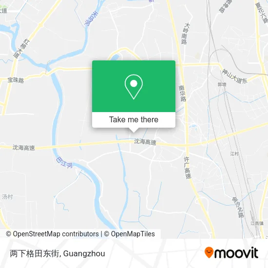 两下格田东街 map