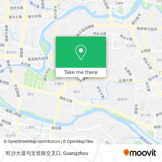 旺沙大道与文登路交叉口 map