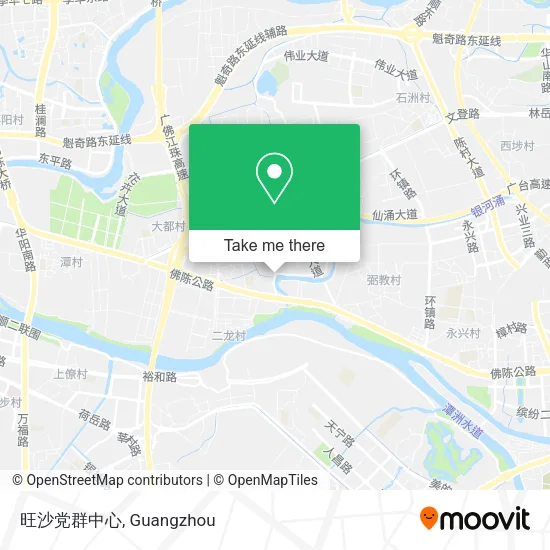 旺沙党群中心 map