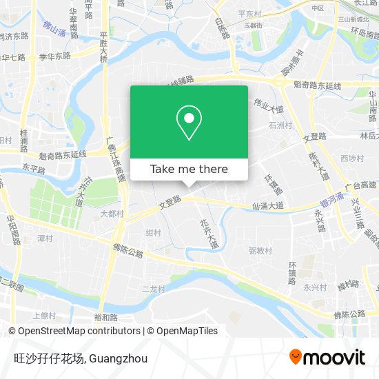 旺沙孖仔花场 map