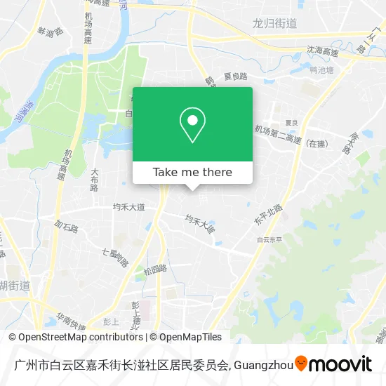 广州市白云区嘉禾街长湴社区居民委员会 map