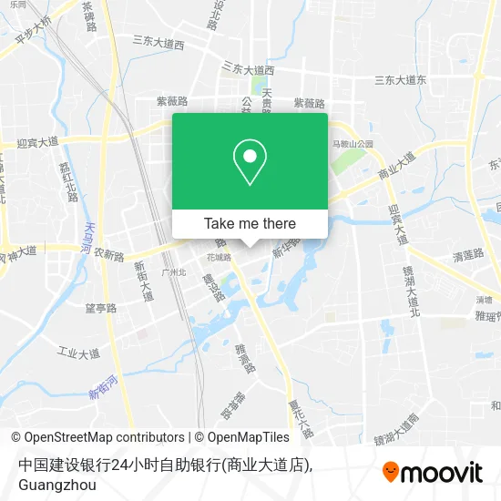 中国建设银行24小时自助银行(商业大道店) map