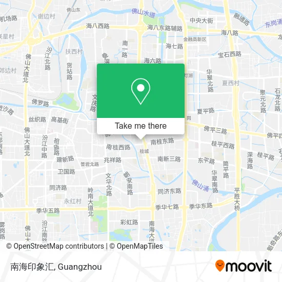 南海印象汇 map
