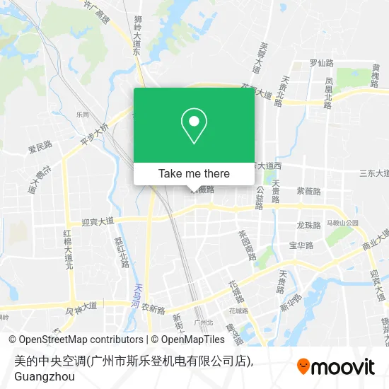 美的中央空调(广州市斯乐登机电有限公司店) map