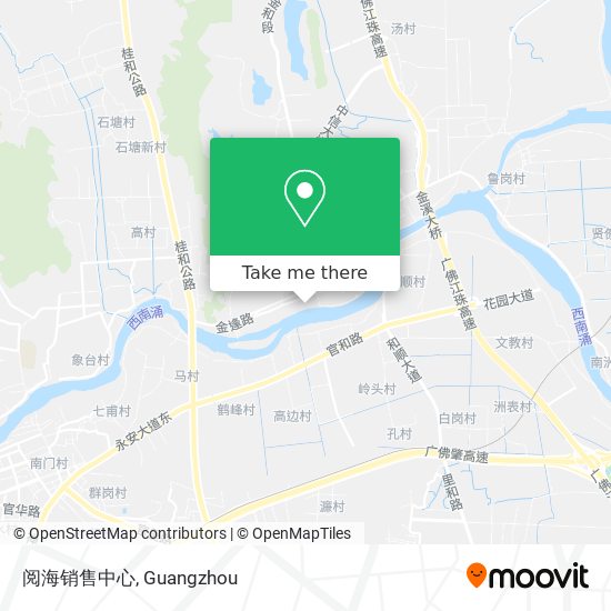 阅海销售中心 map